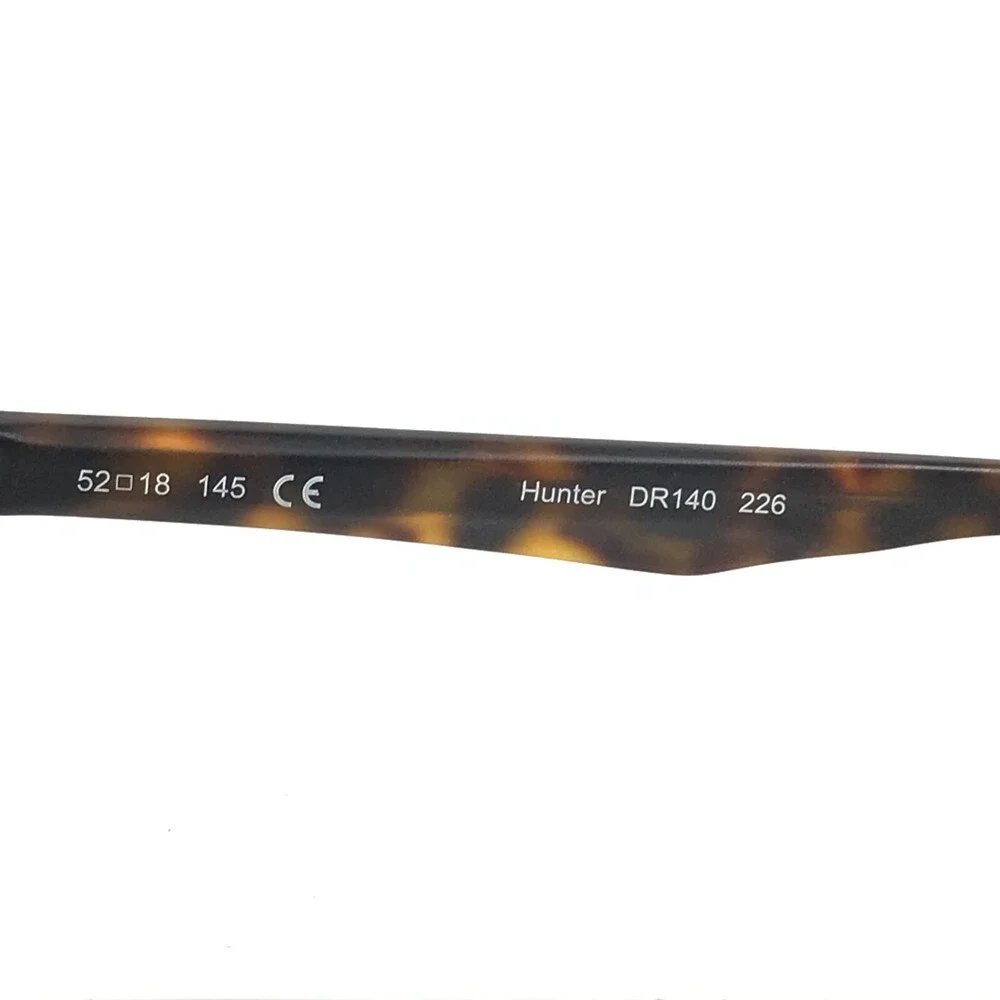 Dragon Eyeglasses Frames DR140 226 Hunter Matte Brown Tortoise Square 52-18-145